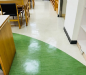 臺北市立圖書館吉利分館 地板清潔打蠟